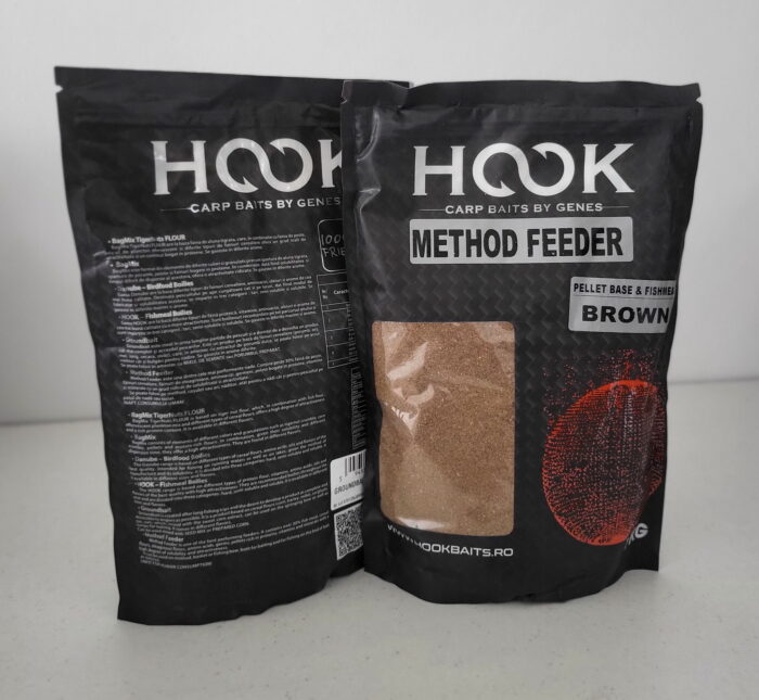 Groundbait Fishmeal Brown Krill HookBaits de 1 kg