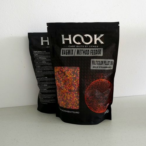 Pellet Mix MultiColor Wild Strawberry 4mm (1Kg) - Aller Aqua