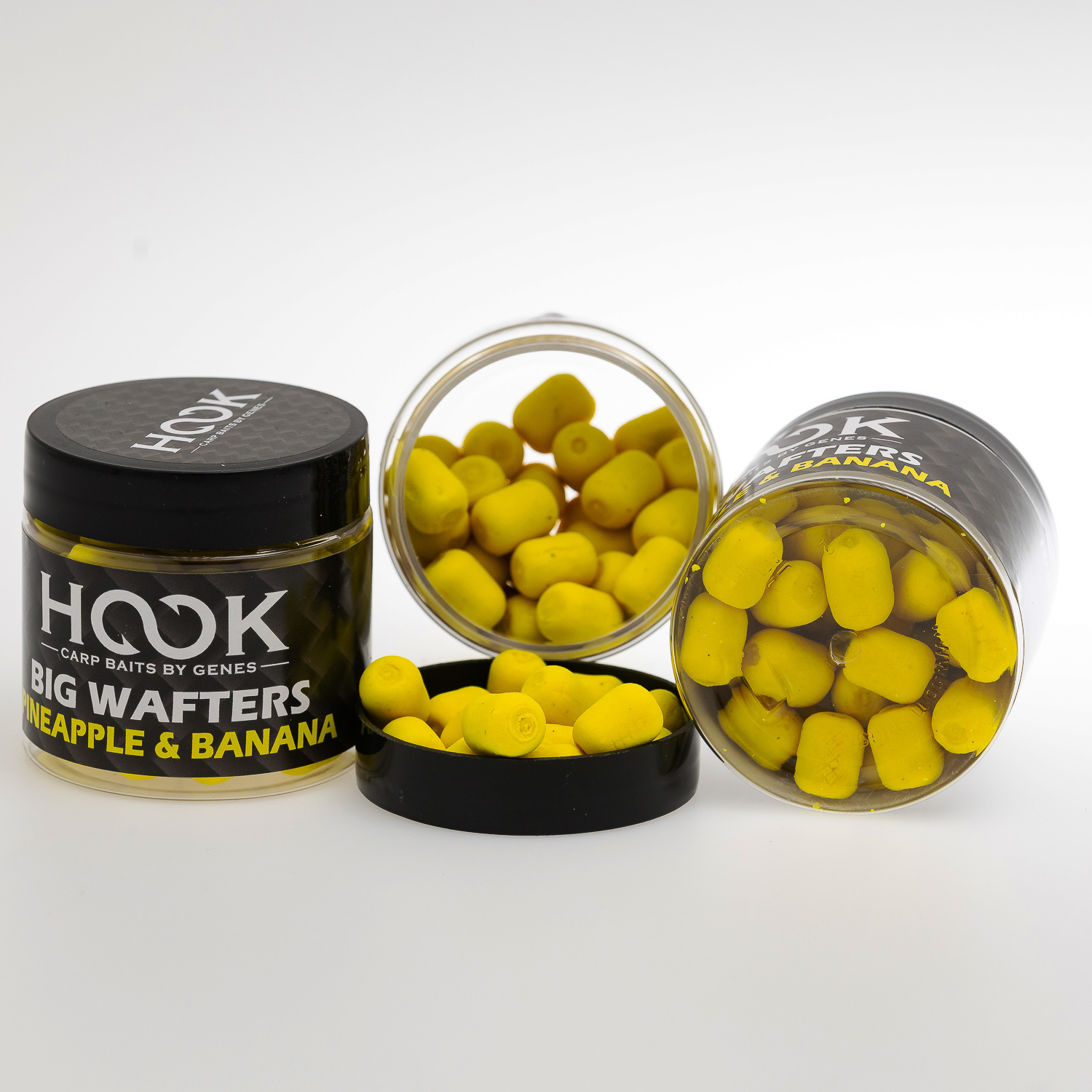 Dumbell Big Wafters Pineapple & Banana 12/16mm (100ml) - Imagine 3