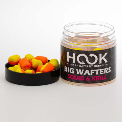 Big Wafters Squid & Krill Bicolor 12/16mm (100ml) - Selecție