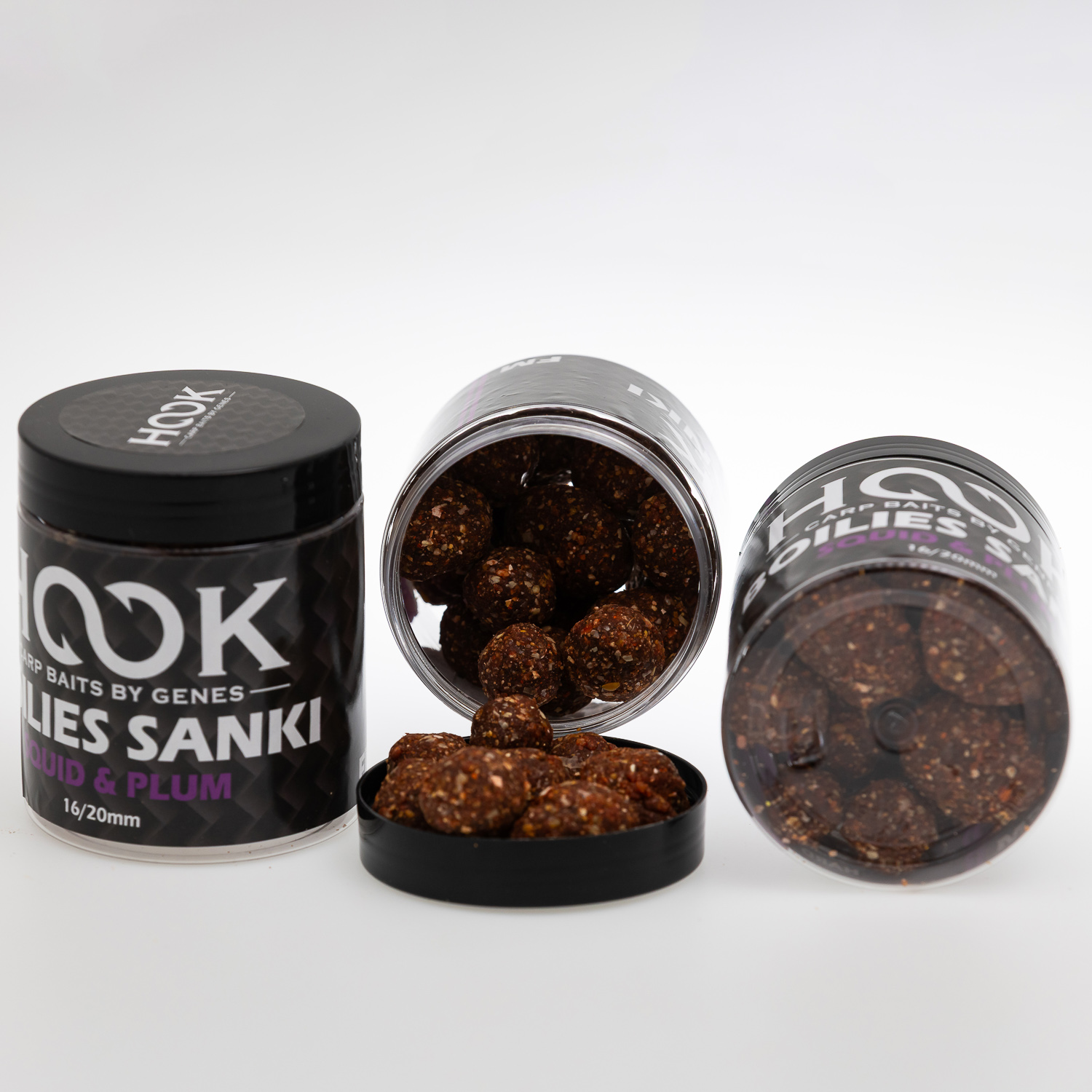 BOILIES DE CARLIG GLAZURAT - SANKY 250ML SQUID & PLUM - Imagine 3