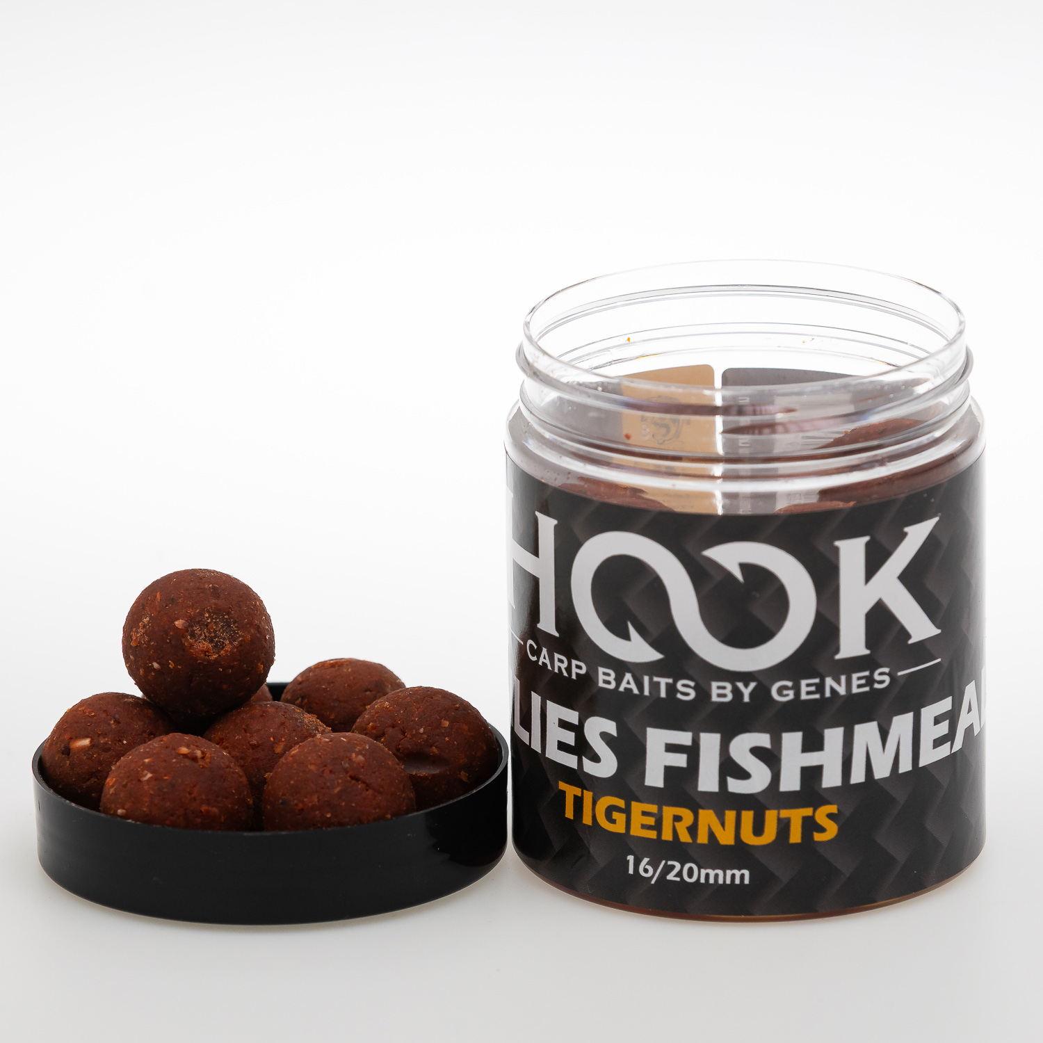BOILIES DE CARLIG HARD FISHMEAL 16/20MM 250ML TIGERNUTS