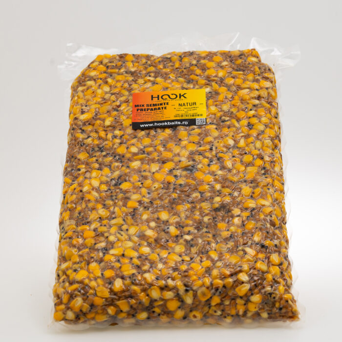 Mix 3 Semințe HookBaits cu porumb, grâu și rapiță, ambalaj de 5 kg