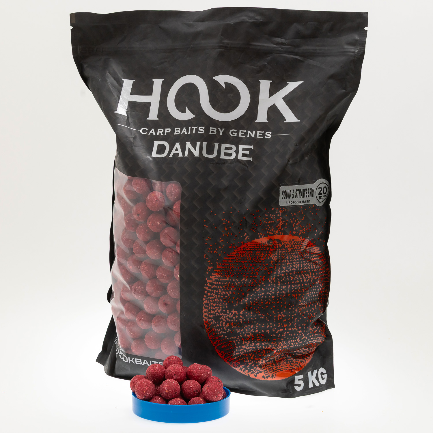 Boilies Tare Birdfood Squid & Strawberry 20mm (Sac 5Kg) - Imagine 2