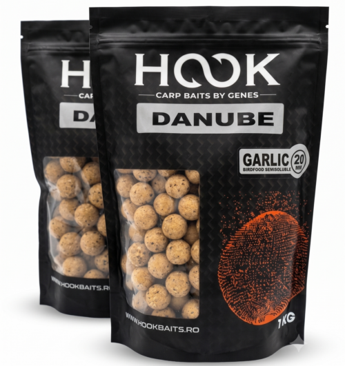 Boilies BirdFood Tare 20mm 1kg Garlic | Momeală Cârlig Crap