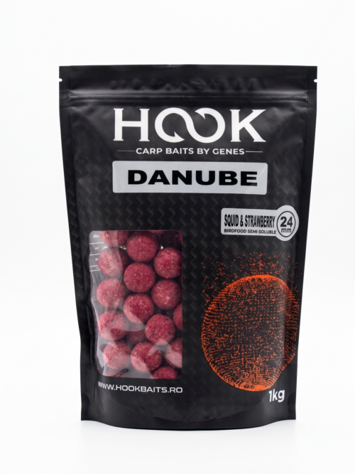 Boilies BirdFood Semisolubil 24mm 1kg Squid Strawberry | Selecție Crap