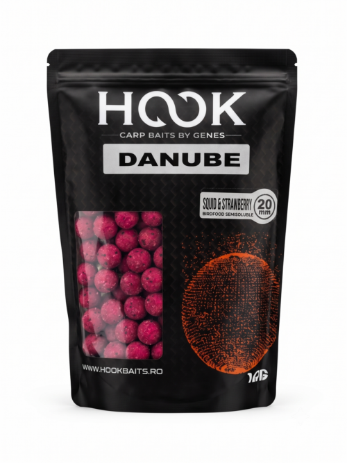 Boilies BirdFood Tare 20mm 1kg Squid Strawberry | Momeală Cârlig Crap