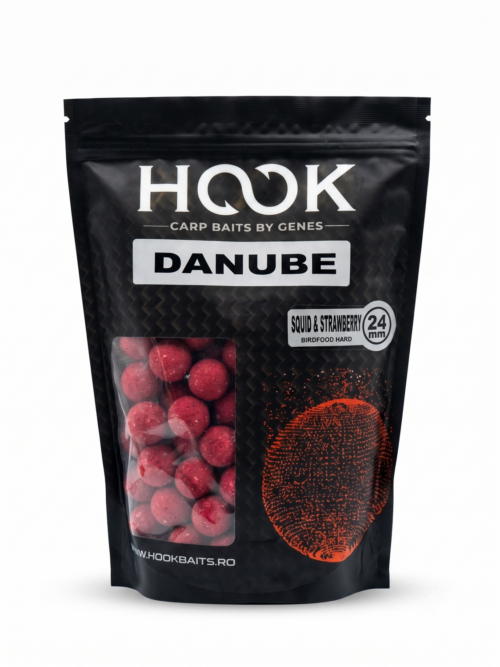 Boilies Semisolubil 20mm 1kg Squid Strawberry | Atracție Crap
