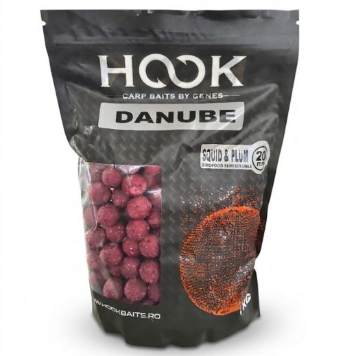 Boilies BirdFood Tare 20mm 1kg SquidPlum | Momeală Cârlig Crap Boilies BirdFood Semisolubil 20mm 1kg SquidPlum | Atracție Crap