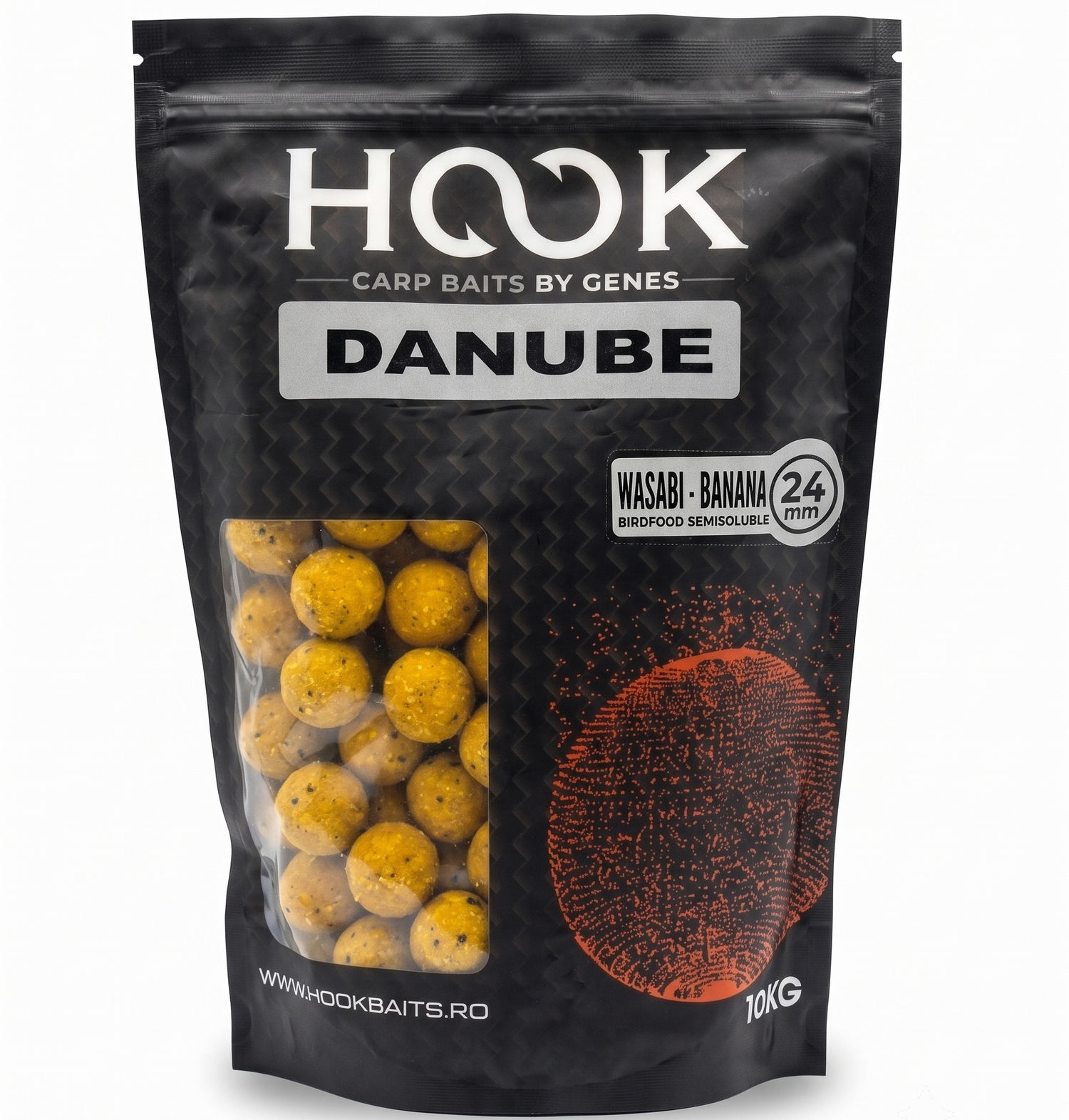 Boilies Semisolubil 24mm 1kg Wasabi Banana | Atracție Crap