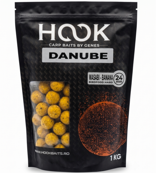 Boilies BirdFood Tare 24mm 1kg Wasabi Banana | Momeală Cârlig Trofeu